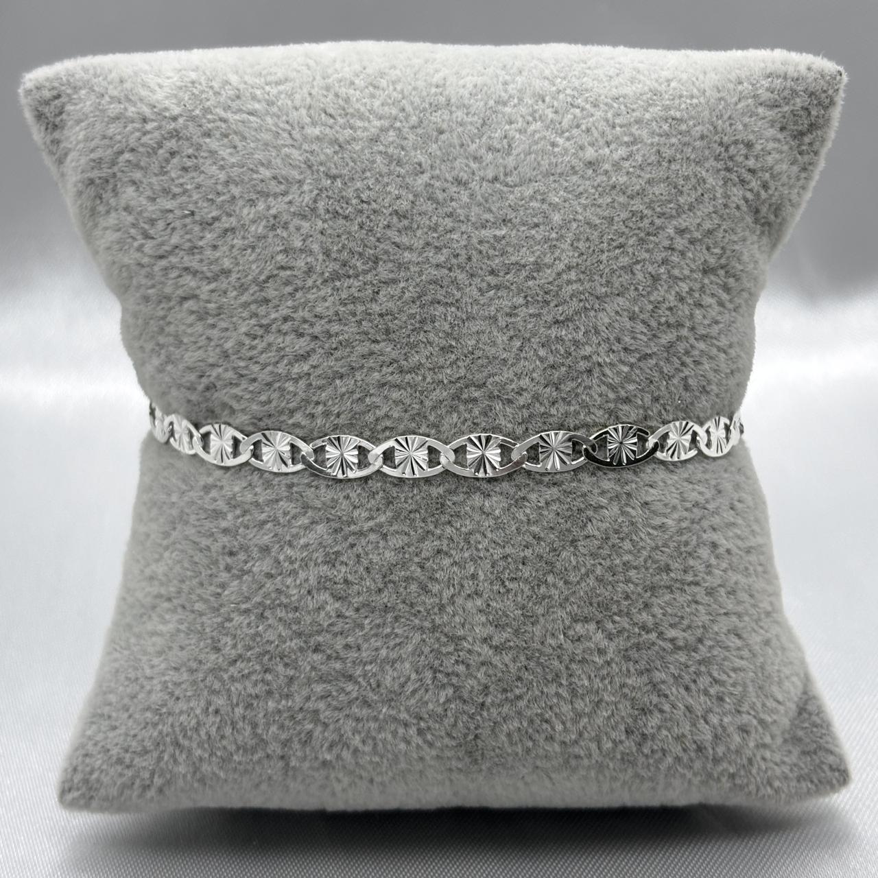 #PO156 - Pulso Gucci Pave Plata - 080 - 3.5 mm - CE3.4