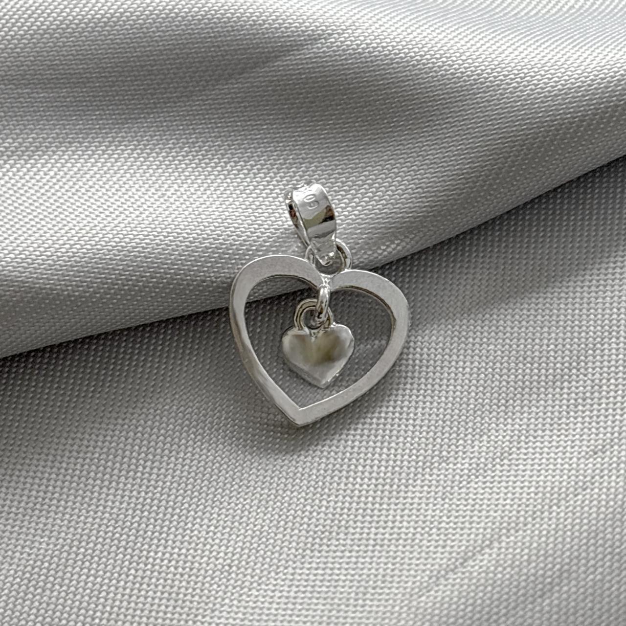 #D190 - Dije Doble Corazón - ZC1.5