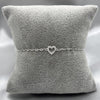 #PA112 - Pulsera Corazón Con Zirconia Plata - LL2.1