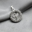 #D323 - Dije Circular Espíritu Santo Con Zirconia - LL1.5