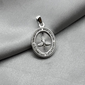 #D344 - Dije Oval Espíritu Santo Con Zirconia - LL1.4