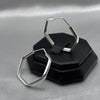 #ARR122 -Arracada Hexagonal Plata - CE3.7