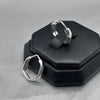 #ARR122 -Arracada Hexagonal Plata - CE3.7