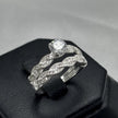 #AL141 - Alianza Enrrollado con Zirconia Plata - PU4.8