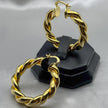 #ARRL103 - Arracada Circular Torsal Oro Laminado 18k