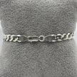 #ESC126 - Esclava Barbada Plata - 150 - 6 mm - A06/11