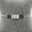 #ESC126 - Esclava Barbada Plata - 150 - 6 mm - A06/11