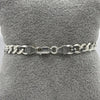 #ESC126 - Esclava Barbada Plata - 150 - 6 mm - A06/11