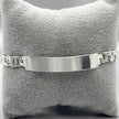 #ESC127 - Esclava Tejido Chino Plata - 8 mm - A06/26.9