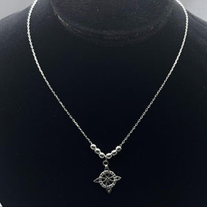 #G173 - Gargantilla Nudo De Bruja Con Zirconia - LL2.4