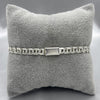 #ESC176 - Esclava Tejido Chino Plata - 6 mm - B06/14.6