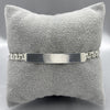 #ESC176 - Esclava Tejido Chino Plata - 6 mm - B06/14.6