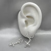 #H158 - Huggie Cruz Colgante Con Zirconia Plata - F3.2