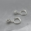 #H160 - Huggie Colgante Elegante Plata - F2.6