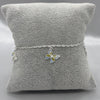#PA296 - Pulsera Mariposa Esmaltada Plata  - A18/2.3