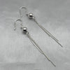 #AR151 - Arete Esfera Con Colgante Plata - F2.9