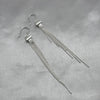 #AR225 - Arete Cilindro Con Colgantes Plata - F4.0
