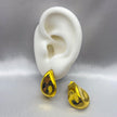 #ARL130 - Arete Gota Oro Laminado 18K