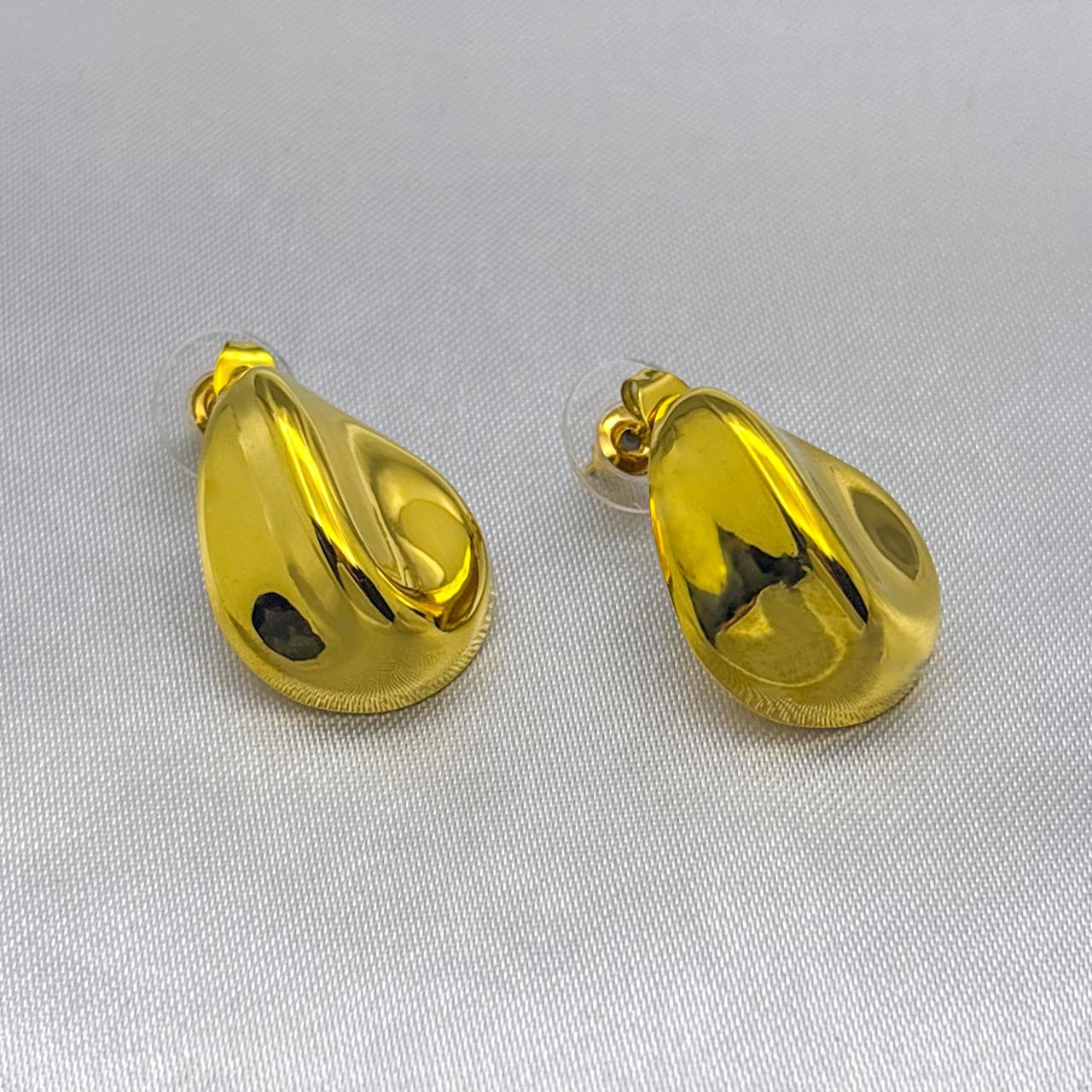 #ARL130 - Arete Gota Oro Laminado 18K