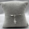 #MR117 - Misterio De Jesús Láser Y Liso Plata - 3 mm - C07/2.3