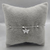 #T122 - Pulsera/Tobillera Mariposa Plata - C11/2.5