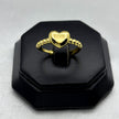 #AOL141 - Anillo Ajustable Corazón Oro Laminado 18K