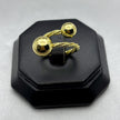 #AOL143 - Anillo Ajustable Esferas Oro Laminado 18K