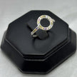 #AD204 - Anillo Circulo Con Zirconias Plata - A09/2.1