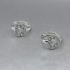 #H117 - Huggies Corazón Con Zirconia Plata - A15/2.7