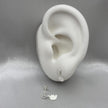 #BR291 - Broquel Margarita Con Zirconia Plata - F44