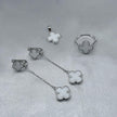 #J110 - Juego Dije/Anillo/Aretes De Trébol Tipo Van Cleef - PU10.4