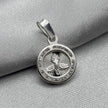 #D323 - Dije Circular Espíritu Santo Con Zirconia - LL1.5