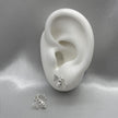 #BR165 - Broquel Abeja Con Zirconias Plata - LL2.2