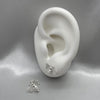 #BR165 - Broquel Abeja Con Zirconias Plata - LL2.2
