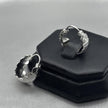 #ARR114 - Arracada Diamantado Aleatorio Plata - ZC3.8