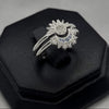 #AL116 - Alianza De Sol Y Luna Con Zirconia Plata - IC4.3