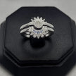 #AL116 - Alianza De Sol Y Luna Con Zirconia Plata - IC4.3