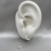 #H193 - Huggie Con Zirconia Plata - LL1.5