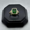 #AD10131 - Anillo Solitario Piedra Cuadrada Zirconia Oro 10K - H01/2.5