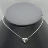 #G267 - Gargantilla Corazón Plata - B14/3.1