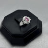 #AD314 - Anillo Graduación Kinder Con Zirconia Plata - F1.4