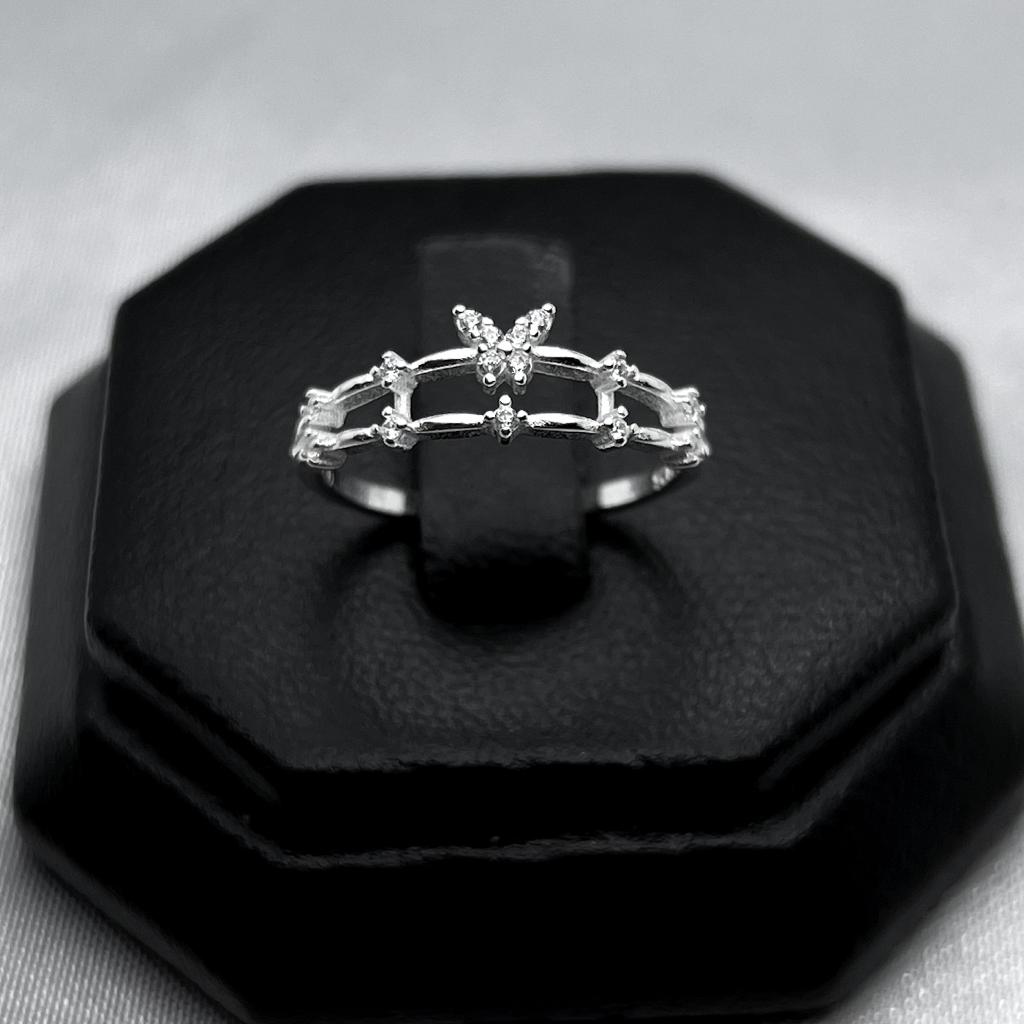 #AD400 - Anillo De Mariposa De Plata - IC1.4