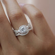 #AL108 - Alianza/Anillo Doble De Plata - IP4.8