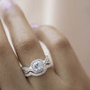 #AL108 - Alianza/Anillo Doble De Plata - IP4.8