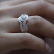 #AL108 - Alianza/Anillo Doble De Plata - IP4.8