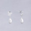 #AR159 - Arete De Mariposa Con Perla - PU1.9
