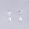 #AR159 - Arete De Mariposa Con Perla - PU1.9