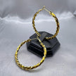 #ARRL119 - Arracada Torzal De Oro Laminado De 18k