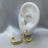 #ARRL134- Arracada Con Piedra De Oro Laminado De 18K