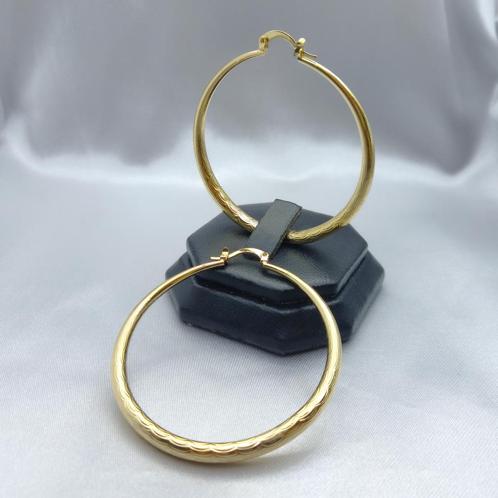 #ARRL138 - Arracada De Oro Laminado De 18K